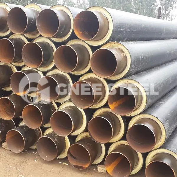 צינור פלדה מבודד מראש קצף פוליאוריטן