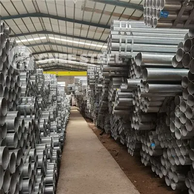 צינור פלדה מגולוונת מראש